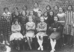 Audregnies : Photo de groupe de l'école communale (1940)